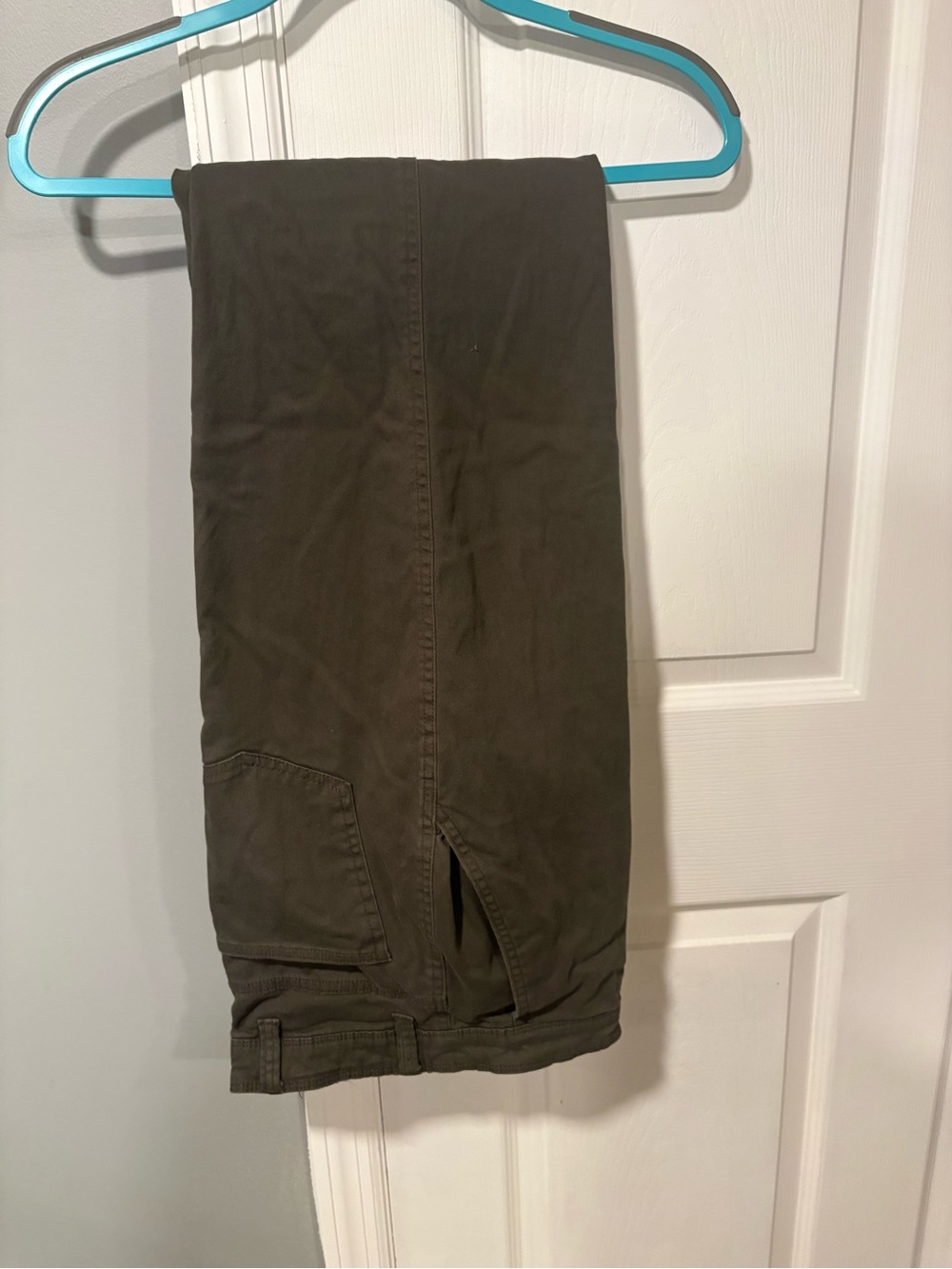 Weatherproof Men's Olive lined Cargo Pants - Dark Olive 38x30
